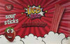 Picture of LICO RICO STRAWBERRY SOUR STICKS 2.82OZ 12CT