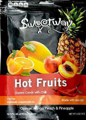 Picture of SWEETWAY HOT FRUITS WITH CHILLI GUMMIES 4OZ