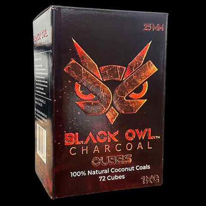 Picture of BLACK OWL COCONUT CHARCOAL CUBES 72CT