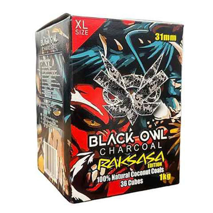 Picture of BLACK OWL COCONUT CHARCOAL RAKSASA 31MM XL 36CT