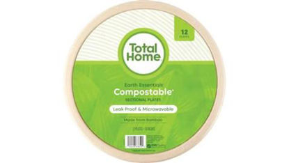 Picture of TOTAL HOME COMPOSTABLE PLATES 12CT