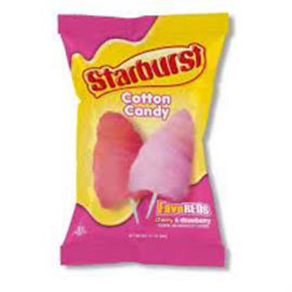 Picture of STARBURST COTTON CANDY CHERRY AND STRAWBERRY 3.1 OZ
