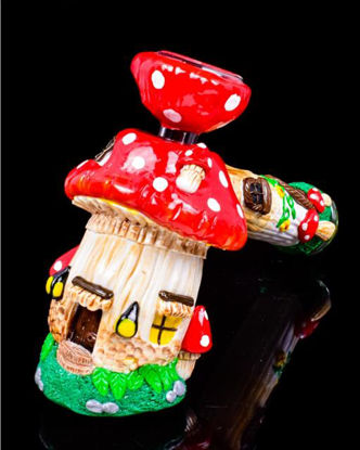 Picture of MUSHROOM HOUSE GLASS PIPE