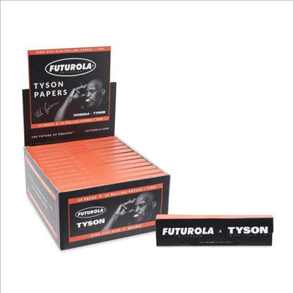 Picture of FUTUROLA TYSON ROLLING PAPERS WITH TIPS 24CT