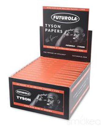 Picture of FUTUROLA TYSON ROLLING PAPERS WITH TIPS KING SIZE 24CT