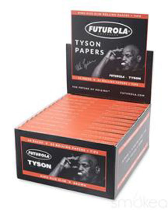 Picture of FUTUROLA TYSON ROLLING PAPERS WITH TIPS KING SIZE 24CT