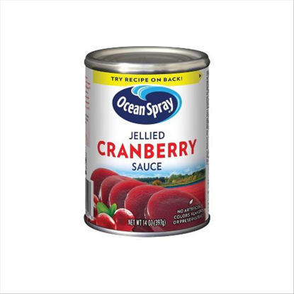 Picture of OCEAN SPRAY JELLIED CRANBERRY SAUCE 14OZ