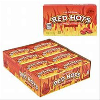 Picture of RED HOTS CINNAMON  FLAVORED CANDY 24CT