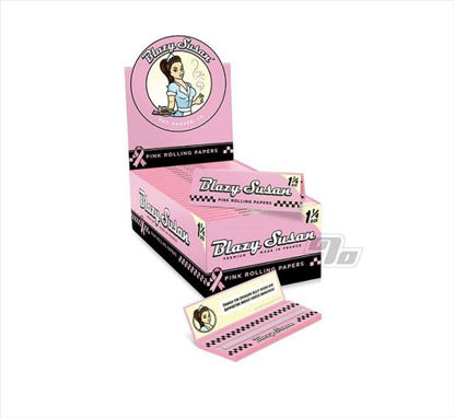 Picture of BLAZY SUSAN PINK ROLLING PAPERS 1.25 INCH 50CT