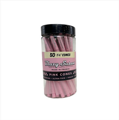 Picture of BLAZY SUSAN PINK CONES 1.25" JAR 50CT