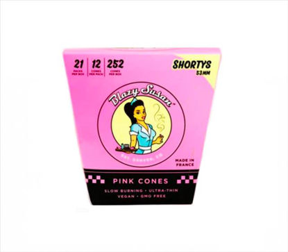 Picture of BLAZY SUSAN PINK CONES SHORTY 53MM 21CT