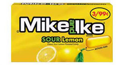 Picture of MIKE N IKE SOUR LEMON 3 FOR 99C 0.78OZ 24CT