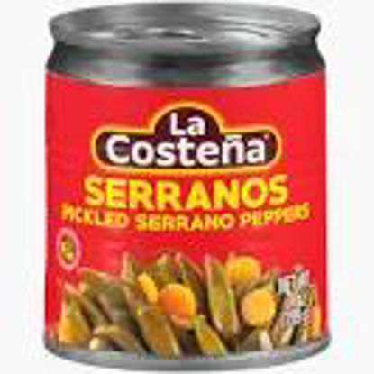 Picture of lA COSTENA SERRANOS PICKLED SERRANO PEPPER 