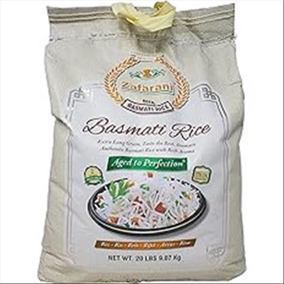Picture of Zafarani Basmati Rice AGED TO PERFECTION, 20 lbs