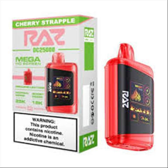 Picture of RAZ DC 25000 DISPOSABLE CHERRY STRAPPLE 5 PK