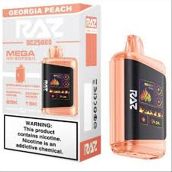 Picture of RAZ DC 25000 DISPOSABLE GEORGIA PEACH  5PK