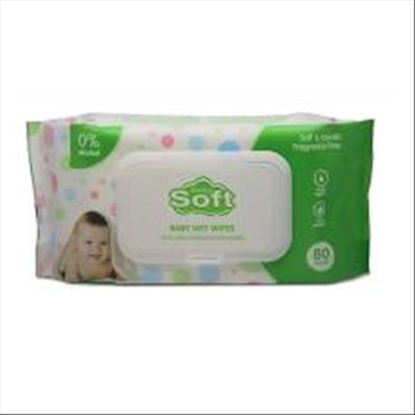 Picture of SIMPLY SOFT BABY WIPES GREEN 80CT