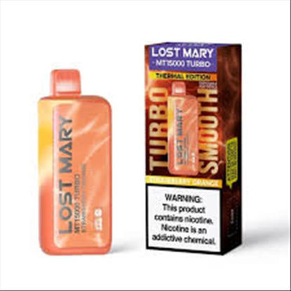 Picture of LOST MARY TURBO STRAWBERRY ORANGE MT15000 PUFFS 5CT