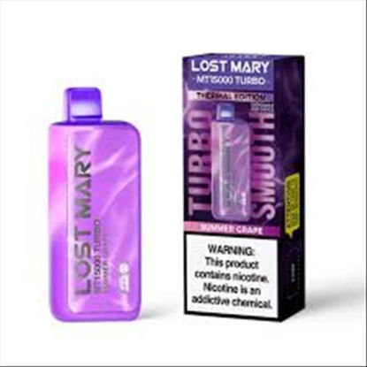 Picture of LOST MARY TURBO SUMMER GRAPE MT15000 PUFFS 5CT