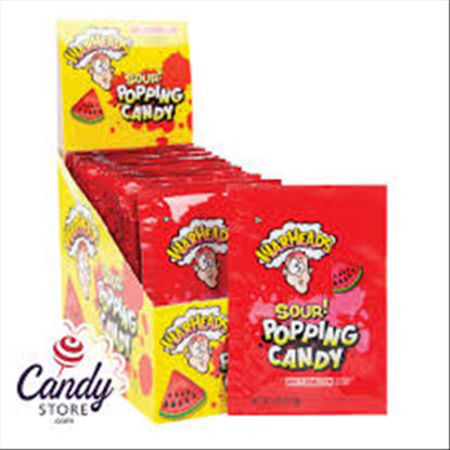 Picture of WARHEADS SOIUR POPPING CANDY WATERMELON 20CT