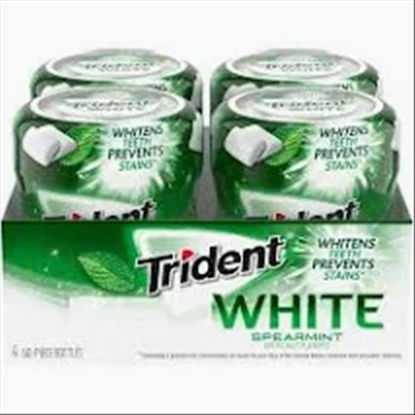 Picture of TRIDENT WHITE SPEARMINT BTL 4CT