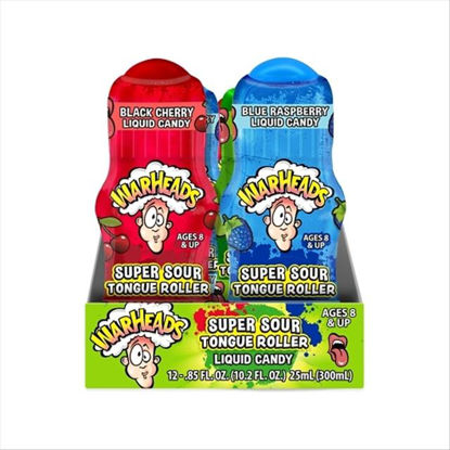 Picture of WARHEADS SUPER SOUR TONGUE ROLLER CASE, 0.85 FL