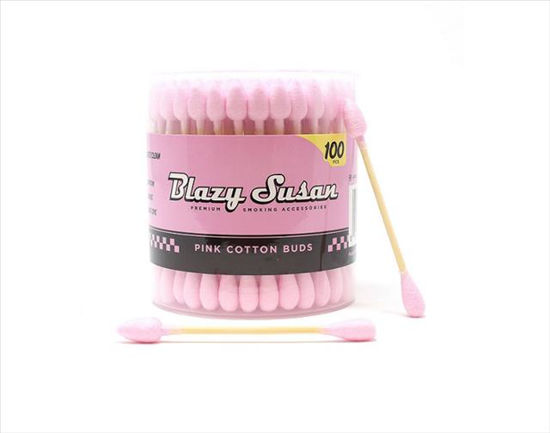 Picture of BLAZY SUSAN PINK COTTON BUDS JAR 100CT