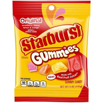 Picture of Starburst Gummies Original Peg Pack, 5 Ounce