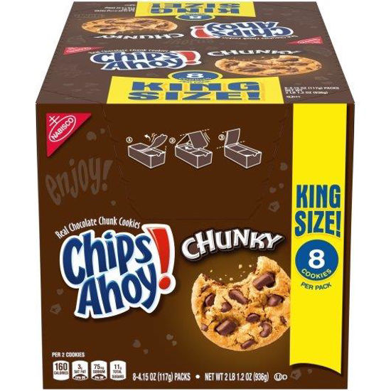 Picture of CHIPS AHOY CHUNKY KING SIZE 4.15OZ 8CT