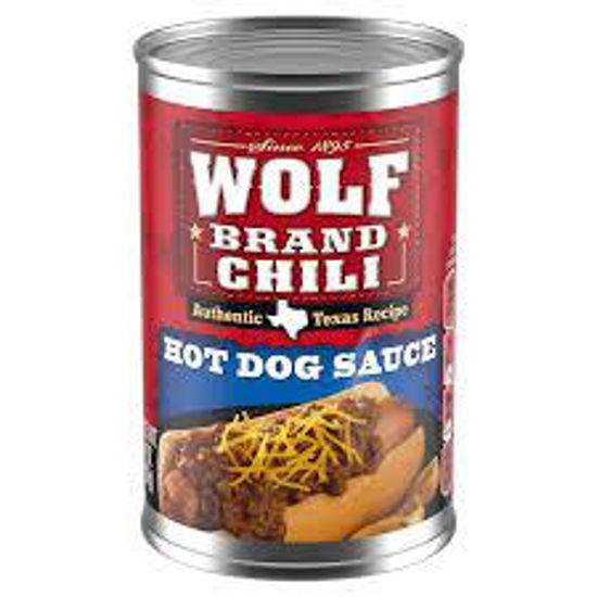 Picture of WOLF BRAND CHILI HOT DOG SAUCE 14OZ