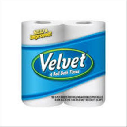 Picture of VELVET BATH TISSUE 4 ROLLS