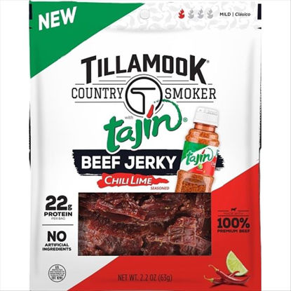 Picture of TILLAMOOL TAJIN BEEF JERKY CHILI LIME 2.2OZ