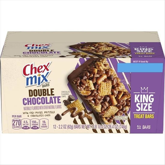 Picture of CHEX MIX DOUBLE CHOCOLATE KING SIZE 12CT