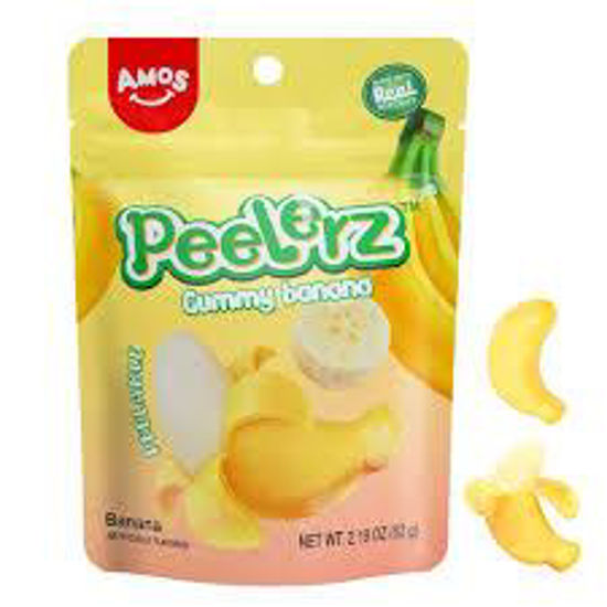Picture of AMOS PEELERZ GUMMY BANANA 3OZ