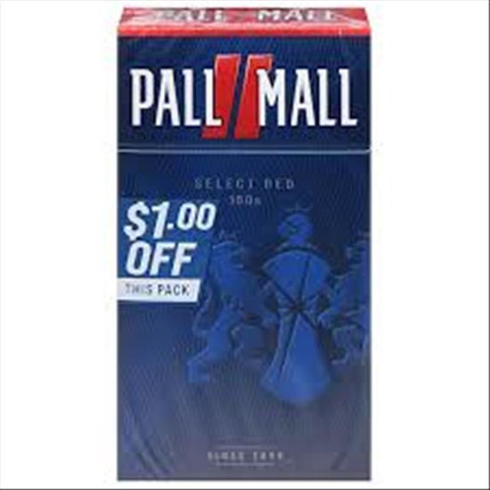Picture of PALL MALL SELECT RED 100  BOX