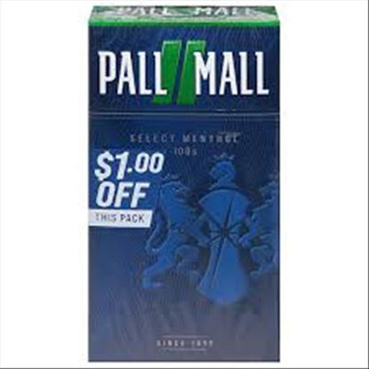 Picture of PALL MALL SELECT MENTHOL 100 BOX