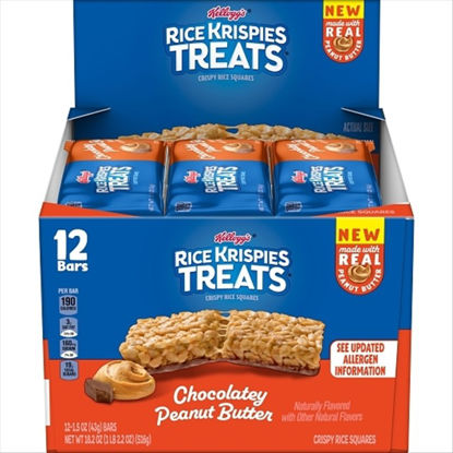 Picture of KELLOGGS RICE KRISPIES CHOCOLATEY PEANUT BUTTER 1.5OZ 12CT