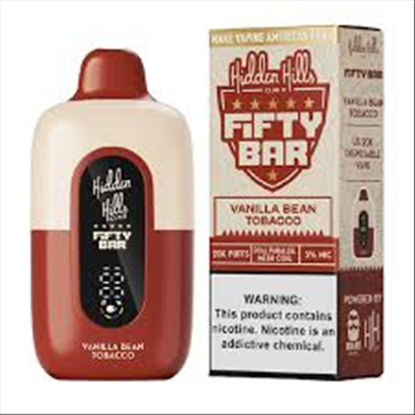 Picture of FIFTY BAR VANILLA BEAN TOBACCO 20K