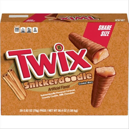 Picture of TWIX SNICKERDOODLE SHARE SIZE 20CT 2.82OZ