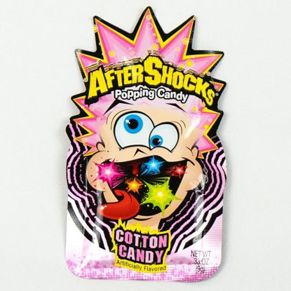 Picture of AFTERSHOCKS POPPING CANDY COTTON CANDY 24PK