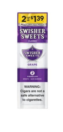 Picture of SWISHER SWEETS GRAPE 2 FOR 1.39