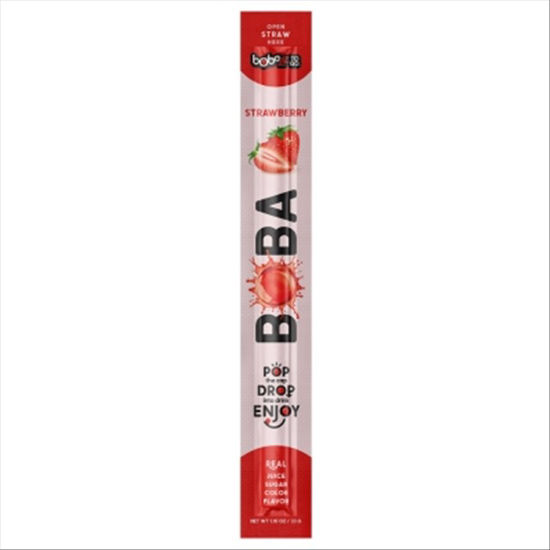 Picture of BOBAZZ TO GO BOBA STRAWBERRY STRAW 16CT 1.06OZ
