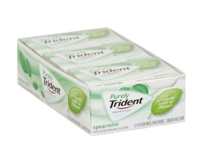 Picture of TRIDENT PURELY SPERAMINT 12CT