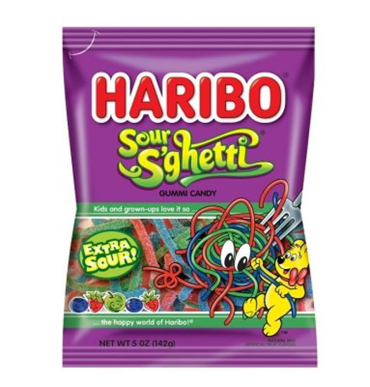 Picture of HARIBO SOUR SGHETTI GUMMI CANDY 5OZ