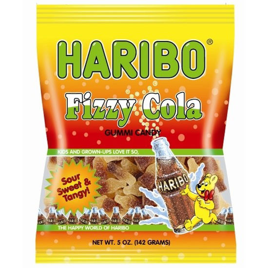 Picture of HARIBO FIZZY COLA GUMMI CANDY 5OZ