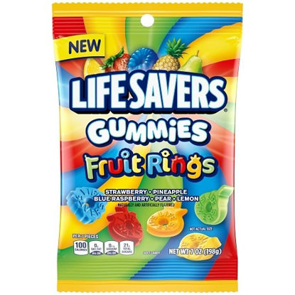 Picture of LIFE SAVERS GUMMIES FRUIT RINGS 7OZ