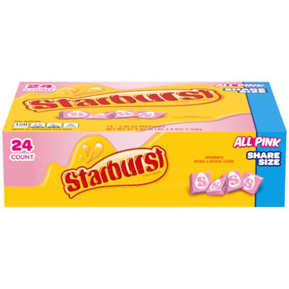 Picture of STARBURST ALL PINK KING SIZE 3.45OZ 24CT