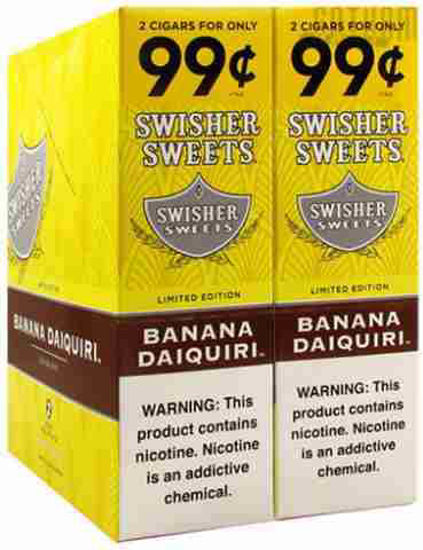 Picture of SWISHER SWEETS BANANA DAIQUIRI 2 FOR 99C 30CT 2PK