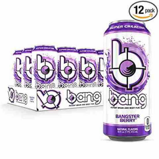 Picture of BANG ENERGY DRINK BANGSTER BERRY 16OZ 12CT