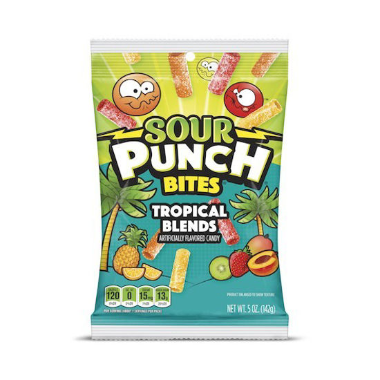 Picture of SOUR PUNCH BITES TROPICAL BLEND 5OZ